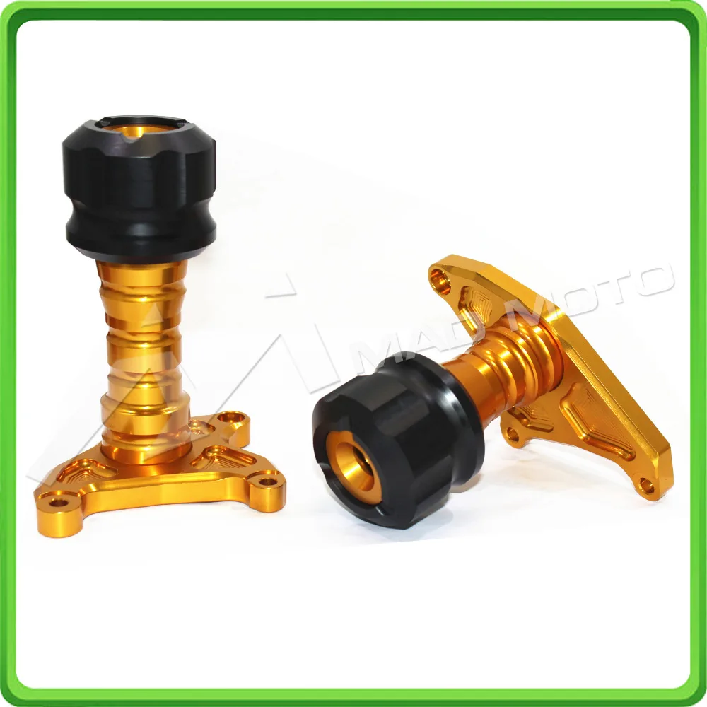 Motorcycle Engine Crash Protectors FRAME SLIDERS For Honda Grom MSX125 MSX 125SF 2013 2014 2015 2016 Gold