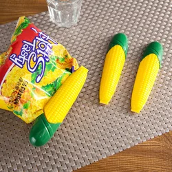 2pcs Corn Waterproof Storage Package Sealing Clamp Bag Clips Sealed Clips Portable ABS Practical Food Storage Food Kitchen Tools