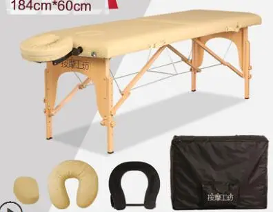 Portable massage bed with folding massage table.