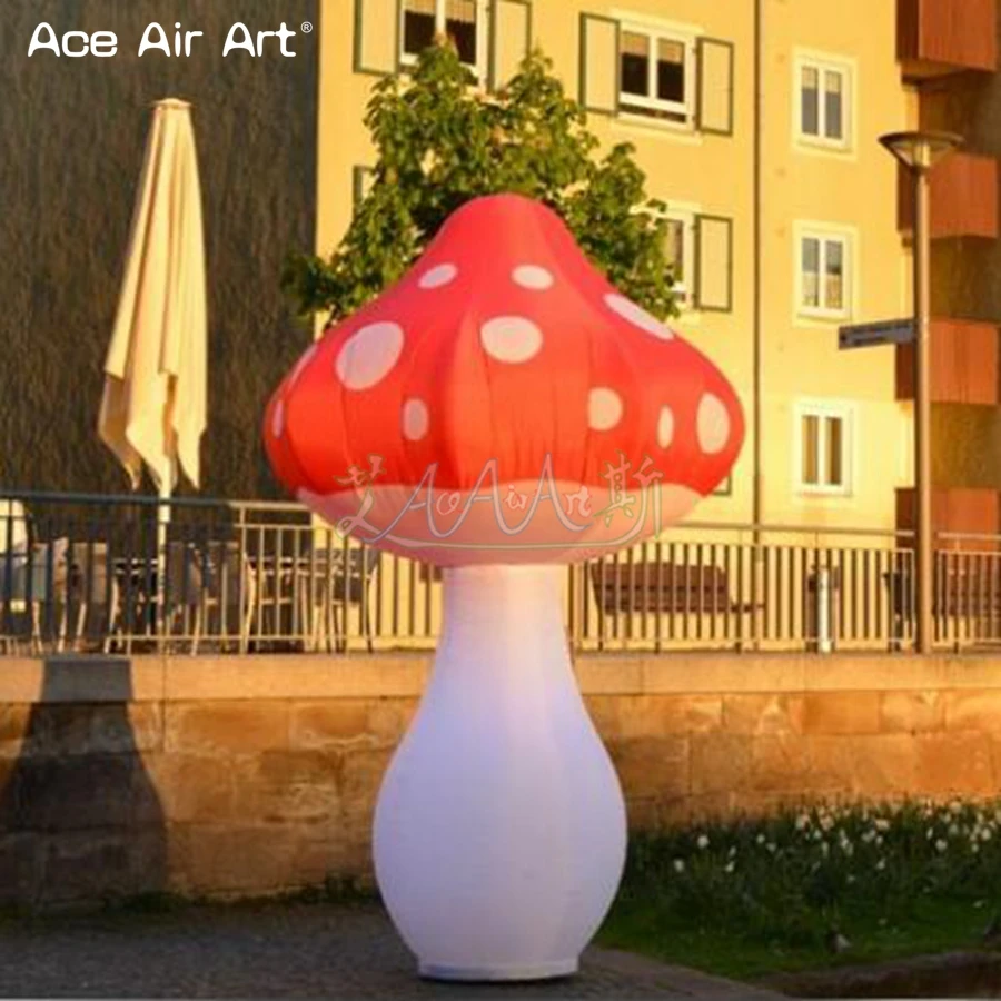 Portable Led Inflatable Mushroom Pop Up Mushroom Model for Stage Shows and Lawn Decoration