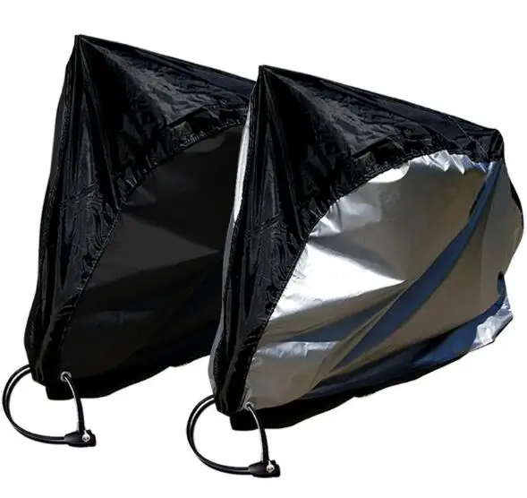 S M L XL الغبار دراجة دراجة هوائية جبلية دراجة نارية سكوتر غطاء للمطر في الهواء الطلق مقاوم للماء المطر المضادة للأشعة فوق البنفسجية حامي