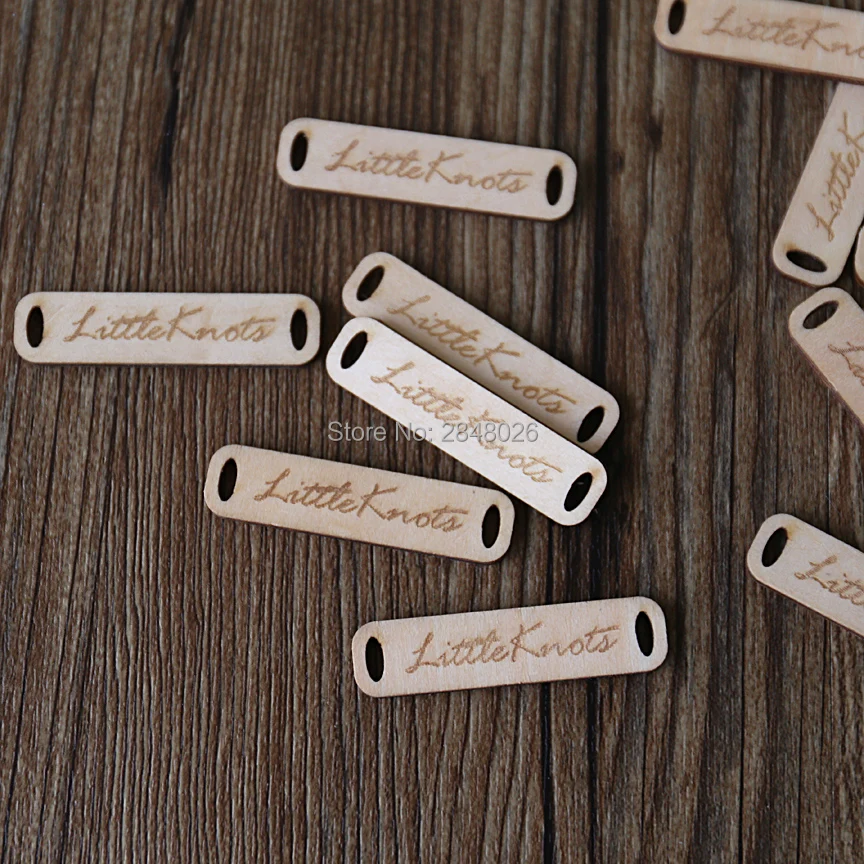 Personalized Sew on wood labels.Rustic Wedding decor Wooden,party engagement bridal shower tags,