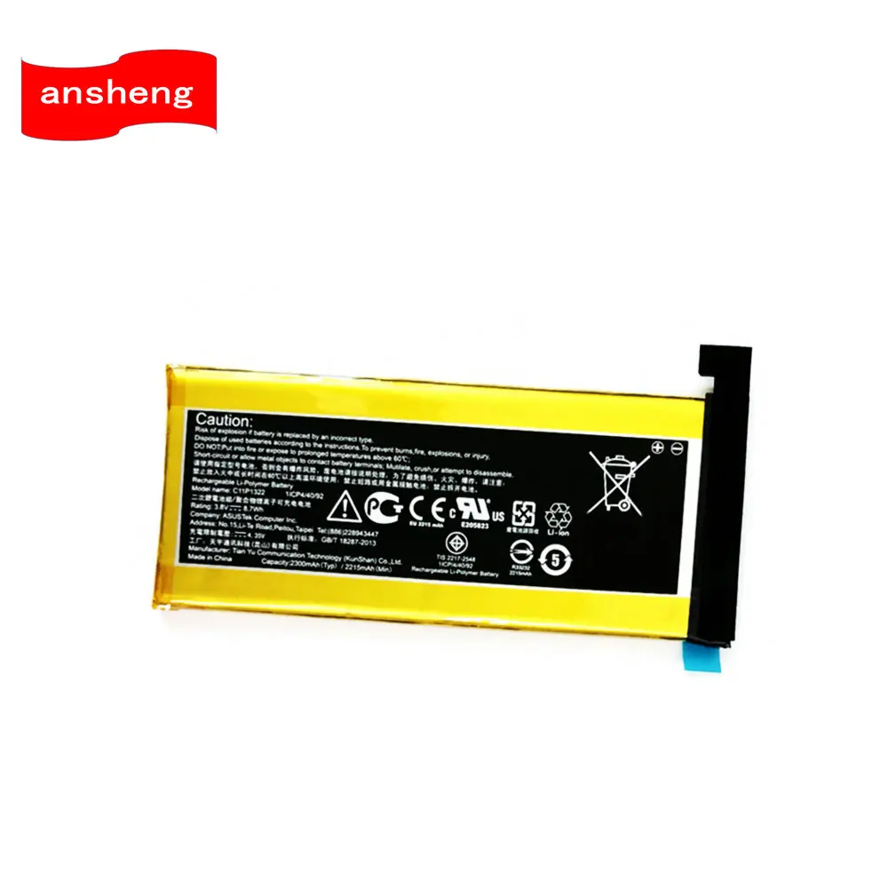 NEW 2300mAh C11P1322 Battery For Asus Padfone S Padfone S Plus PadFone X PF500KL T00D ZenFone S ZenFone X Smartphone