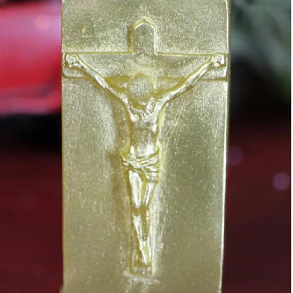 silicone DIY Church Jesus  handmade soap candle cake  decorating mold