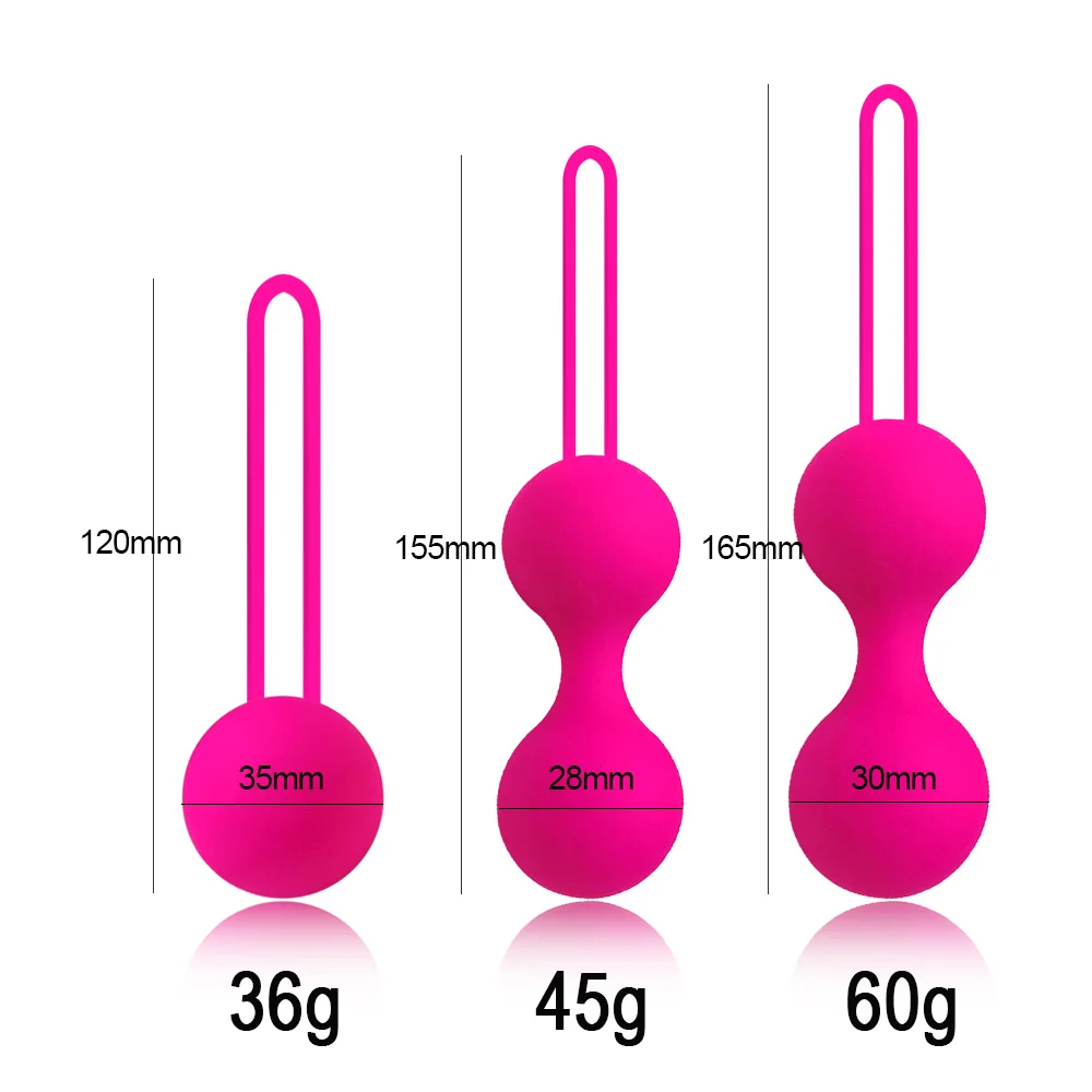 Safe Silicone Smart Ball Kegel Ball Ben Wa Ball Vagina Tighten Exercise Machine Vaginal Geisha Ball Sex Toys for Women