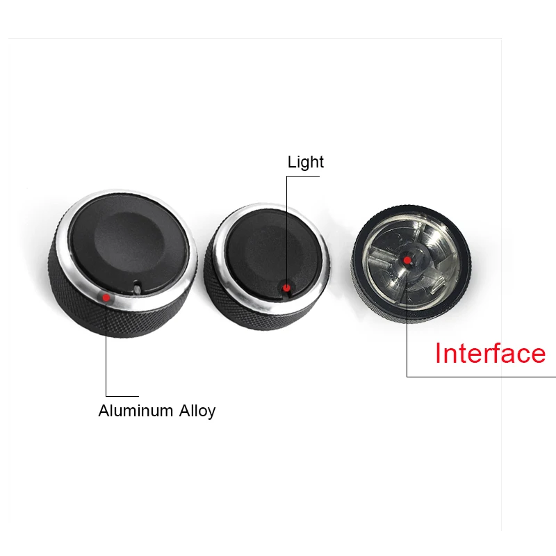 3pcs/set For chevrolet sail switch conditioning heat control switch ac knob For Chevrolet Sail 2008 to 2014 Car Accessorie
