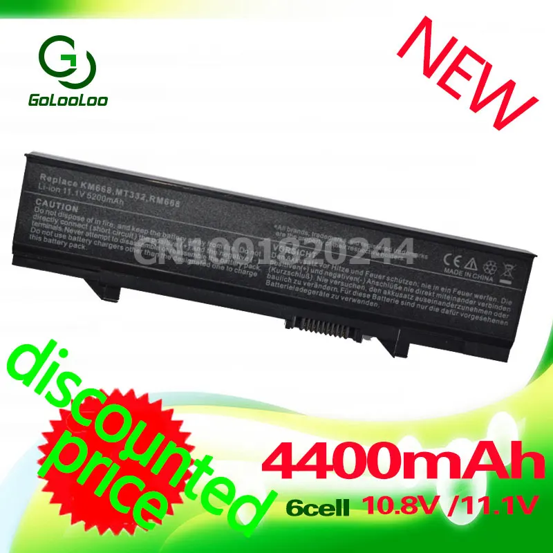 Golooloo Battery for dell Latitude E5400 E5410 E5500 E5510 0RM668 312-0762 312-0769 312-0902 451-10616 451-10617 KM668 KM742