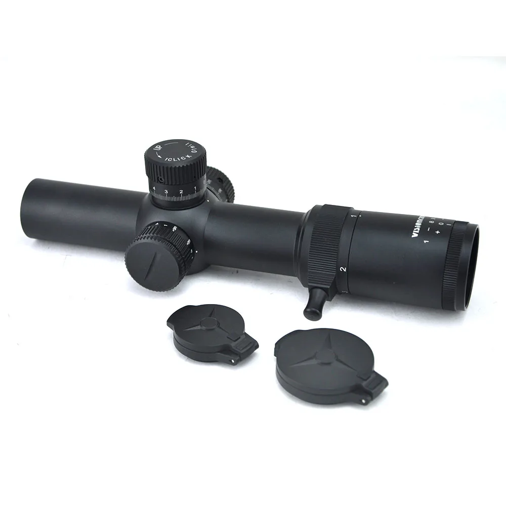 Imagem -05 - Visionking Optics-primeiro Focal Plane Riflescope Ajustar Bisel Retículo Caça Iluminado Vermelho 1:10 Mil 01 Mrad 35 mm Âmbito 18x26