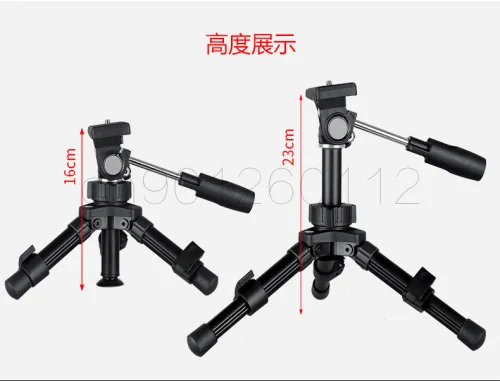Легкий Портативный Гибкий Настольный мини-штатив с панорамной наклонной головкой для зеркальной камеры Canon nikon Sony