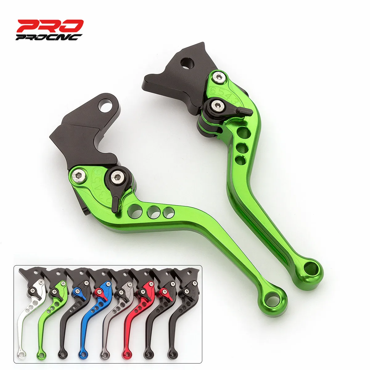 Motorcycle Brake Clutch Lever For Kawasaki KLR250 KLR650 KLR 650 1991-2007 1992 1993 1994 95 96 Adjustable Motorbike Lever Grips