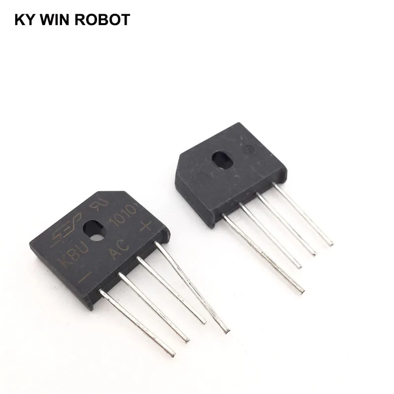 5PCS 10A 1000V DIP-4 diode bridge rectifier KBU1010