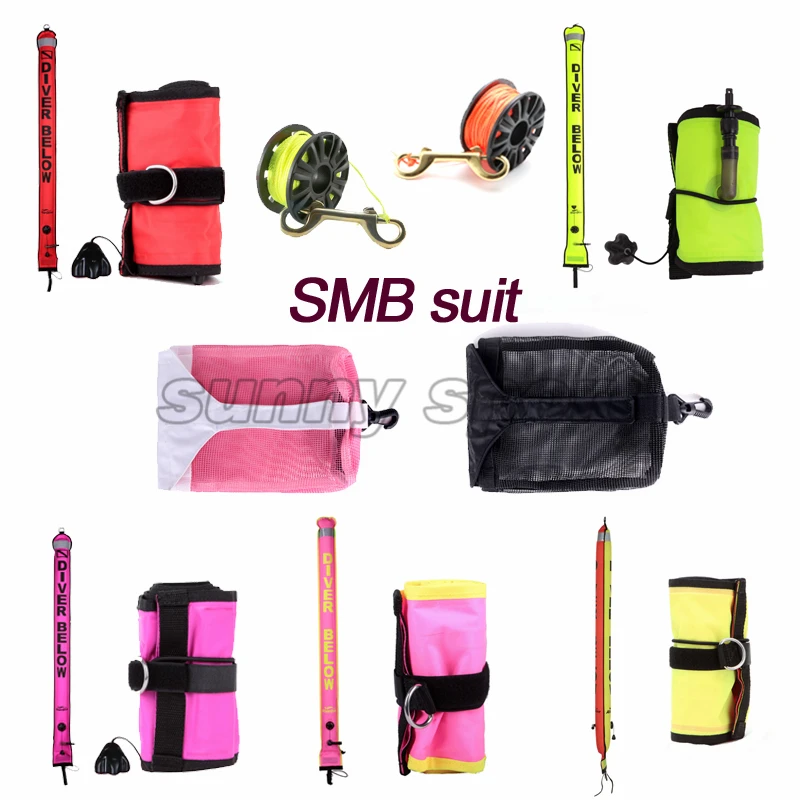 

reelwraps combination bundle equipment bag net bag portable set SMB diving scuba diving bag jellyfish Diving reel Technical Divg