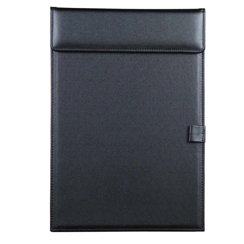 Business office writing pad clip leather writing board meeting pad high-grade signature board splint A4 board folder board