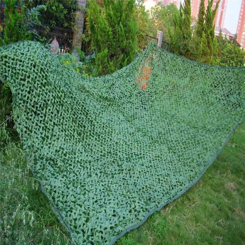 

6.6X 10 FT/13X13 FT Green Camouflage Net Decoration Photograph Netting Hunting Hide Concealment Cover Net