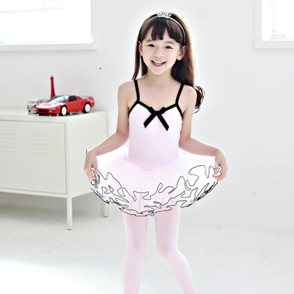 Girls Ballet Tutu Costume Ballerina Dance Dress Kids Dancewear