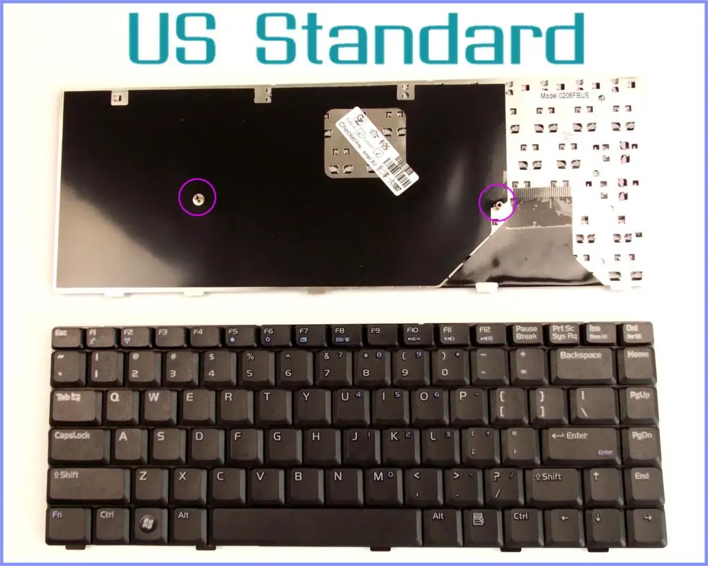 

US English Version Keyboard for ASUS A8S A8sr A8Je A8JS A8JV A8Z A8Dc A8Sc A8Jr A8Tm A8JM A99E A8000 Laptop