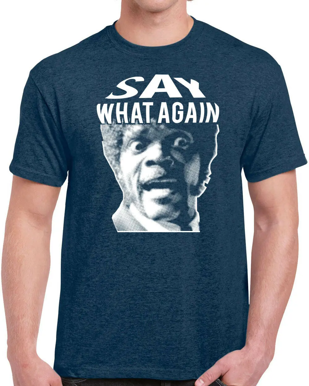 Say What Again Mens T-Shirt Funny Pulp Movie Fiction Samuel Gangster Jackson New Fashion Brand men Hip Hop Fitness T Shirt