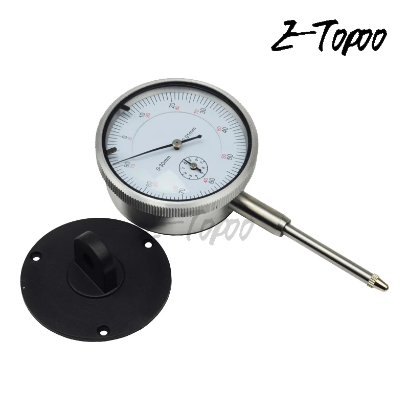 Dial Indicator 0-10mm 0-25mm 0-30mm 0.01mm With Lug Dial Gauge Micrometer Caliper Table Precise Indicator Measuring Tools