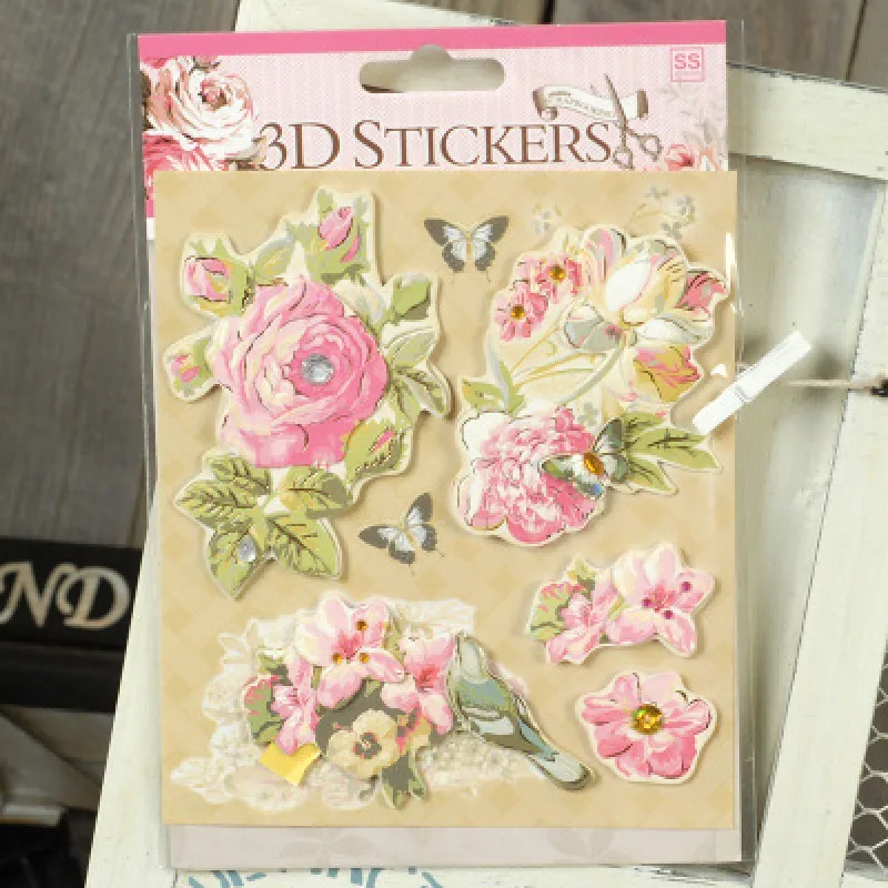 DIY tektura 3D naklejki Scrapbooking motyl ptaki kwiat kwadratowe etykiety cięcia szablony do rękodzieło Hobby dostawca dekoracji wnętrz