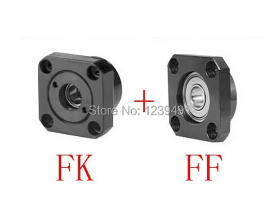 

2sets ( Fixed Side FK10 + Floated Side FF10) Ball screw End Supports