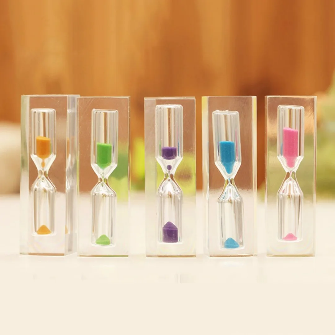 Песочные часы, песочные часы, часы с таймером, акриловые часы для чая, кафе, кухни, приготовления пищи, случайный цвет