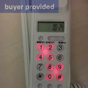Wall Mounted mini fixed Telephone Corded Phone small Landline Antique Retro For Home Hotel  office  elevator white black