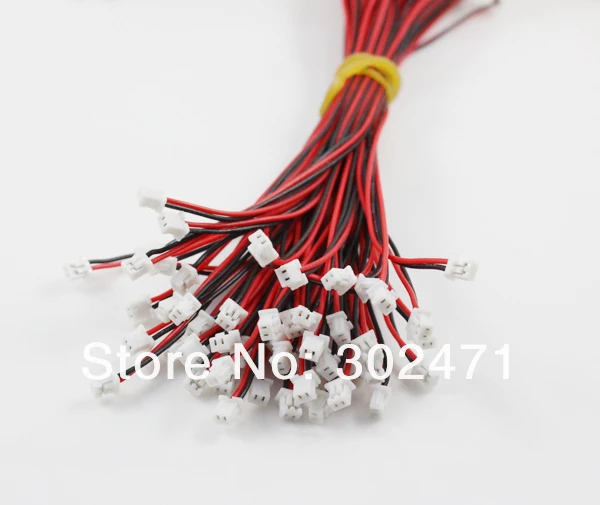 Conector de 2 pines con cable x 10 set. 2 pines 1.25mm.2pin (1,25mm-1,25mm) T1