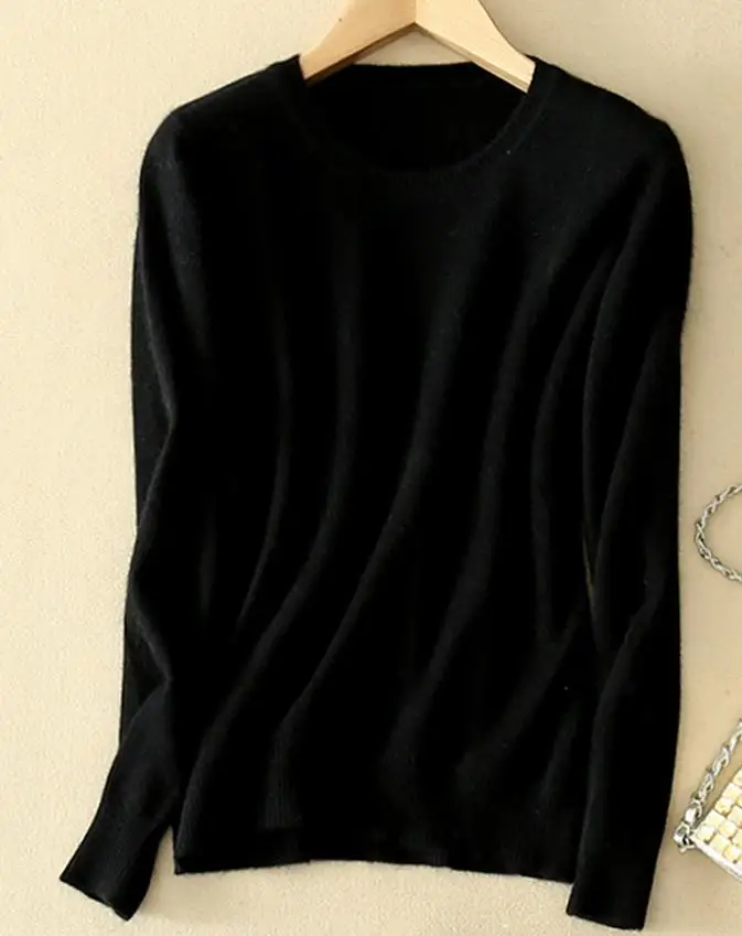 New arrival women's Sweater Wool round neck pullover Knit Cashmere Sweater