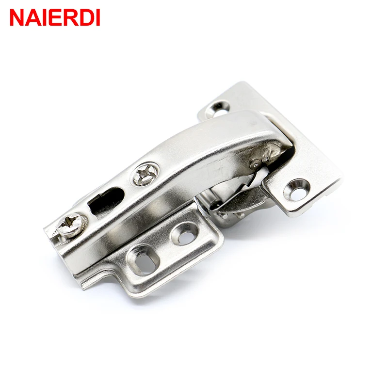 Brand NAIERDI 90 Degree Corner Fold Cabinet Door Hinges 90 Angle Hinge Hardware For Home Kitchen Bathroom Cupboard With Screws