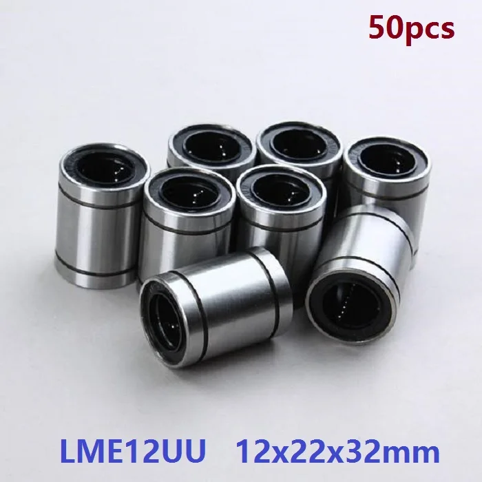 

50pcs/lot LME12UU linear motion ball bearing bushing 12x22x32 mm