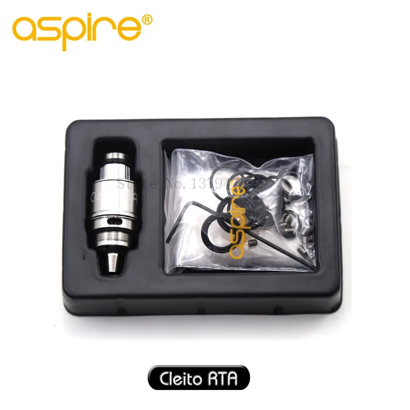 Original Aspire Cleito RTA System with Dual Coil Electronic Cigarette Core Heads for CleitoTank  E-cigarette Atomizer Accessory