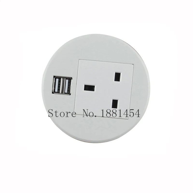 

New small round table socket for meeting room / Office furniture / Hotel ,with DATA /POWER ,50 PCS/SET