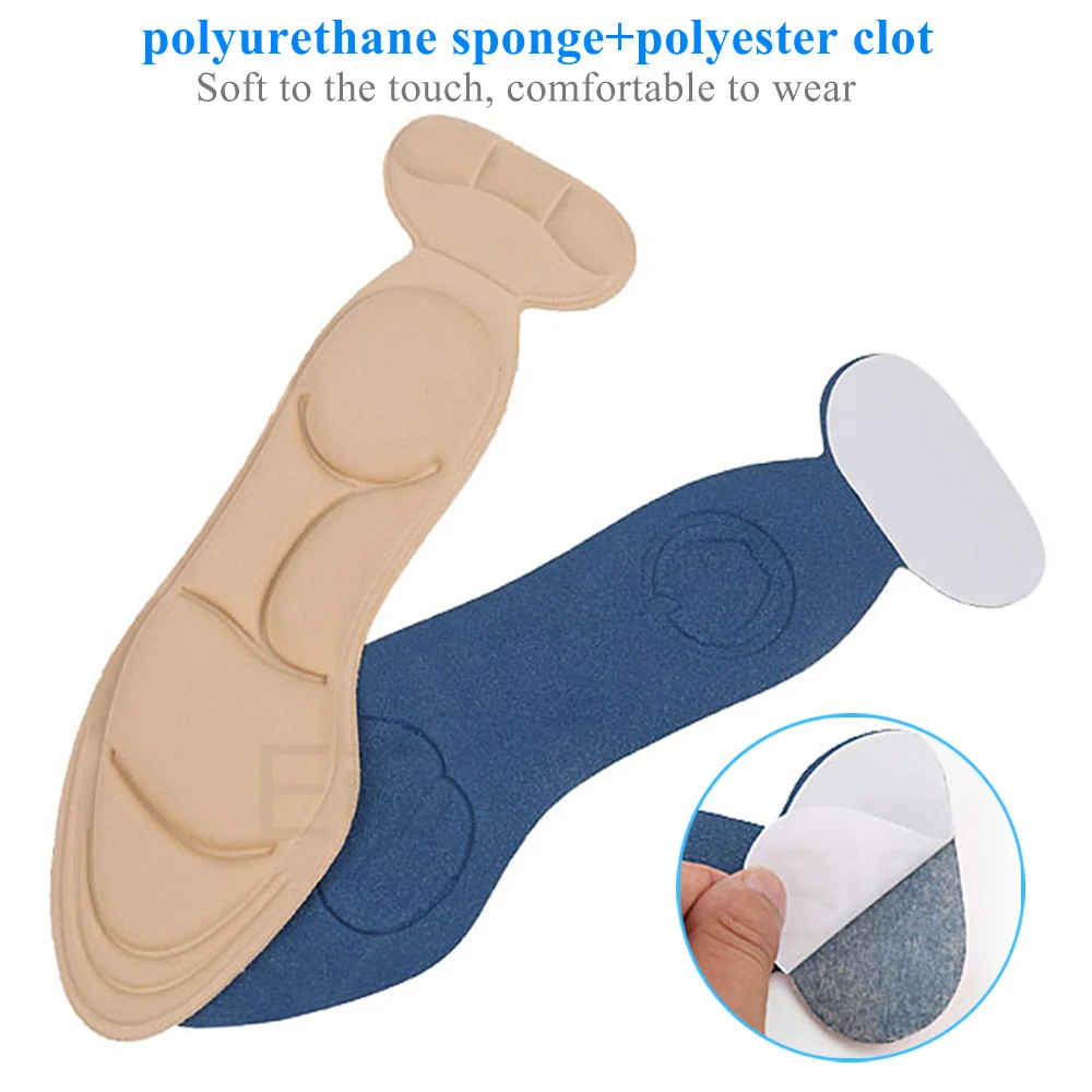 5D Weichen Schwamm Hohe Ferse Protector Einlegesohlen Pad männer massage sohle sho frauen Einsätze Heel Post Zurück Anti-slip für Hohe Ferse Schuh