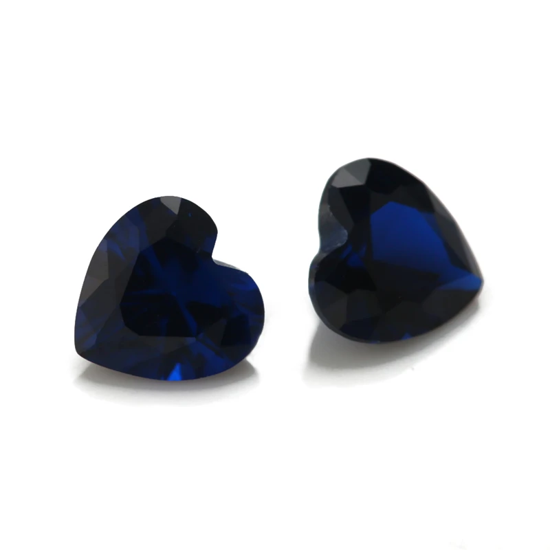 Synthetische Spinellsteine im Blauherz-Schliff, 3x3mm bis 10x10mm, lose Edelsteine 106 # 109 # 112 # 113 # 114 # 120 # Farbe für Schmuckherstellung – Detail 11