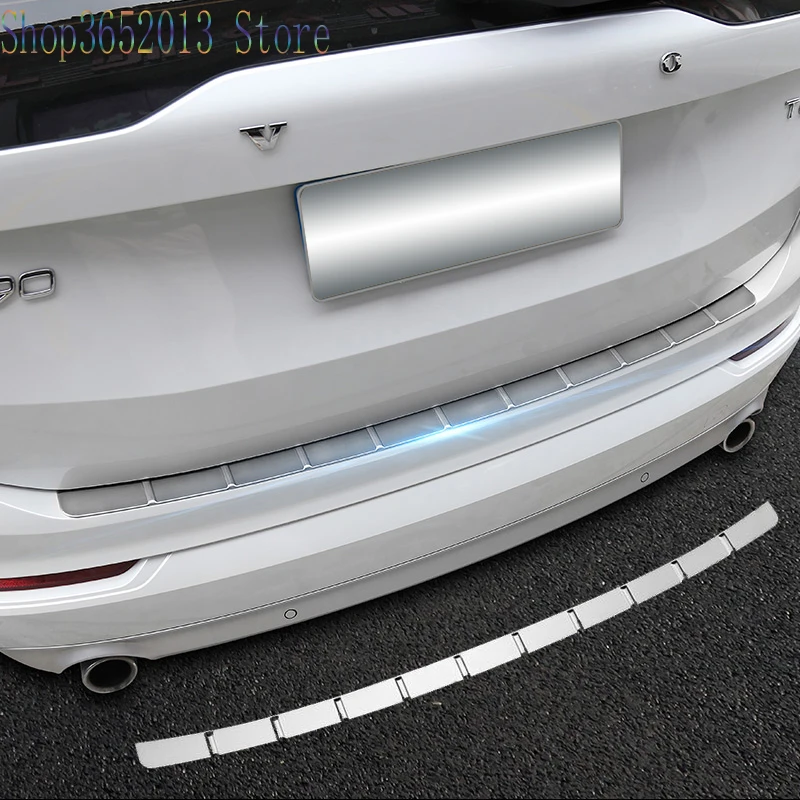 

For volvo XC90 2016-2019 stainless steel Rear Bumper Protector Sill Plate Guard Cover Car Styling Accessories 1pcs