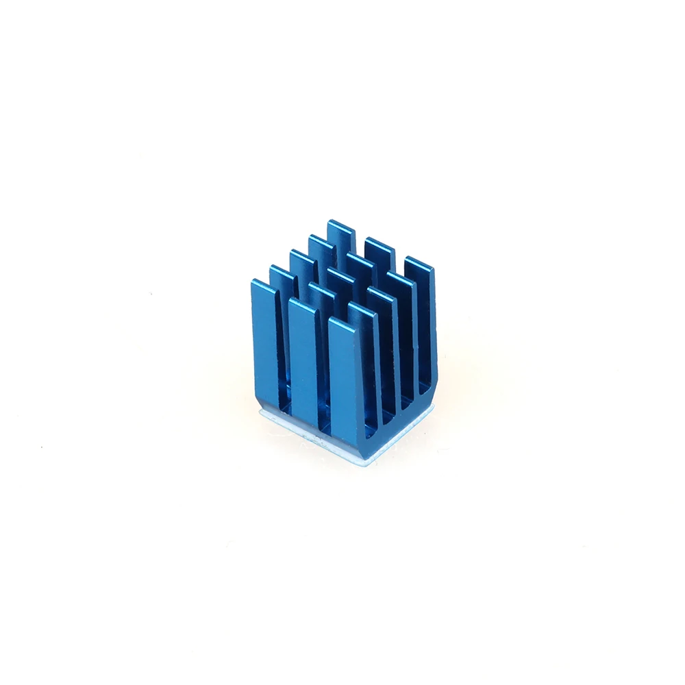 3DSWAY 4pcs/lot 3D Printer Parts Stepper Motor Driver Module Heat Sinks Cooling Block Heatsink for A4988 Drive 9*9*12mm Blue