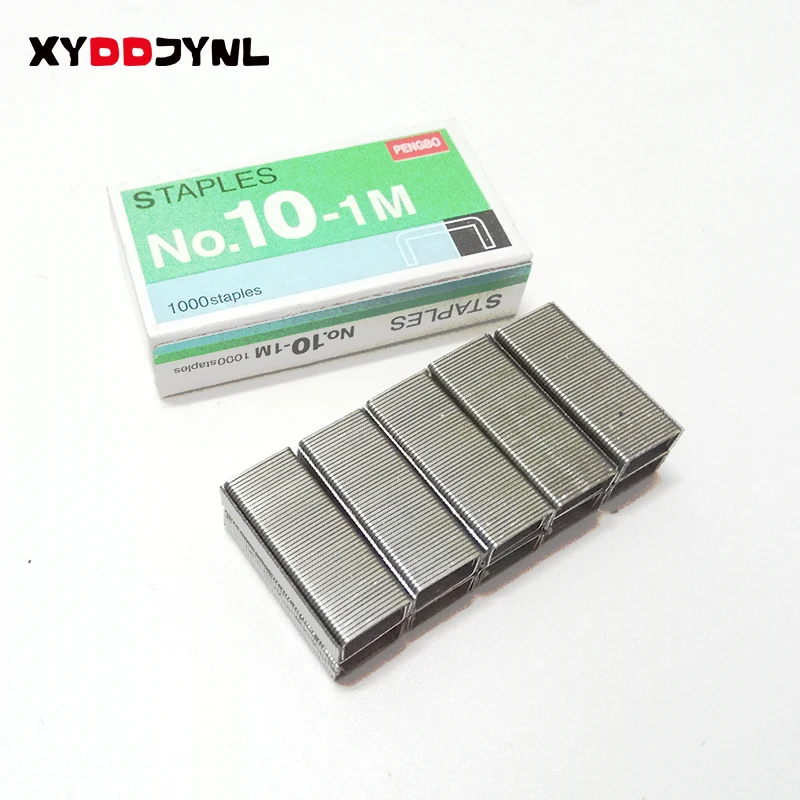 1box Silver Grapadora Grapas Staples Office Stationery Staple No.10  Binding Supplies Normal Staples Metal Tapetool