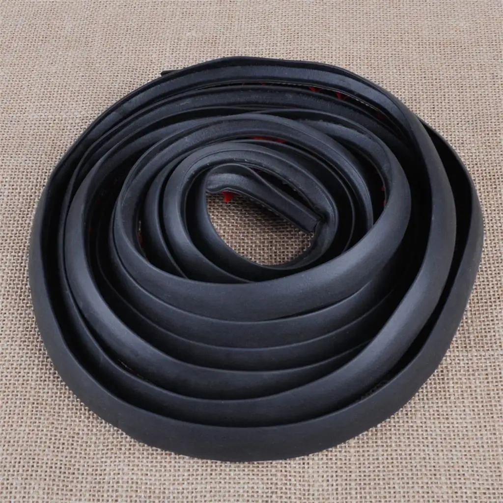 DWCX Car Big P Type Rubber Seal Weather Strip Hollow Door Edge Moulding Trim for VW Golf Mercedes-Benz Audi BMW Mazda Hyundai