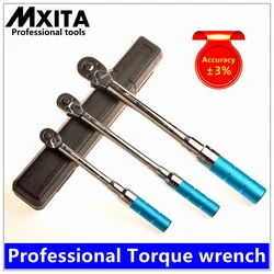 MXITA 1-400Nm Accuracy 3% High precision professional Adjustable Torque Wrench car Spanner  car Bicycle repair hand tools set