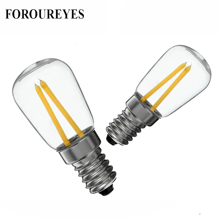 

4pcs E12 E14 LED Filament Bulbs 1.5W ACDC12V 220V 360 Degree Retro lighting Refrigerator Lamps E12 Fridge Chandeliers Bombillas