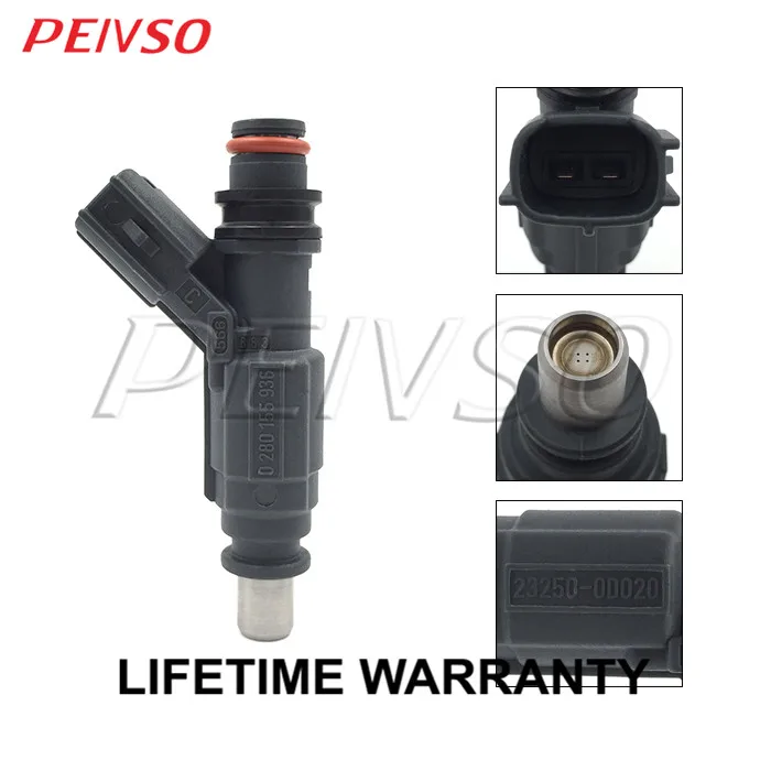 PEIVSO 4pcs 23250-0D020 0280155936 Fuel Injector For TOYOTA EU COROLLA 97~13 AVENSIS 97~08 AURIS (HYBRID) 07~13 1.4L 4ZZFE