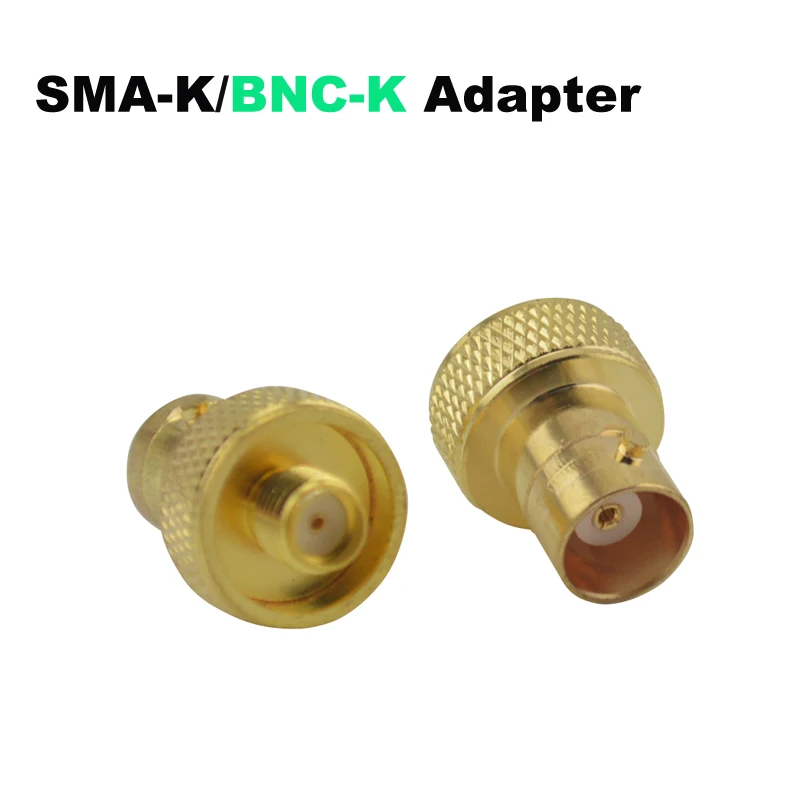 SMA-K (SMA Female)/BNC-K (BNC Female) jack Golden RF Adapter