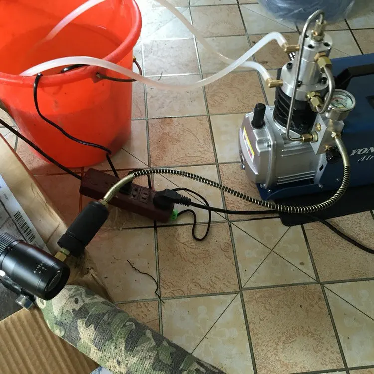 Imagem -06 - Compressor de ar Elétrico o Airgun Pneumático Scuba Rifle Pcp Inflator ce 110v 220v 300bar 30mpa 4500psi de Alta Pressã