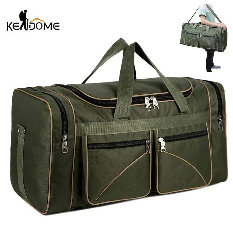 Nylon Luggage Gym Bags Outdoor Bag Large Traveling Tas For Women Men Travel Duffle Sac De Sport Handbags Trip Duffel  Bag XA19WD