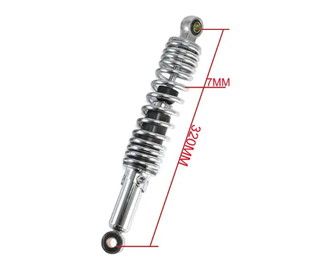 RFY 1PAIR 320mm 325mm Motorcycle Accessories Air Shock Absorber Rear Suspension For Yamaha Honda CG125 Suzuki GS125 ATV