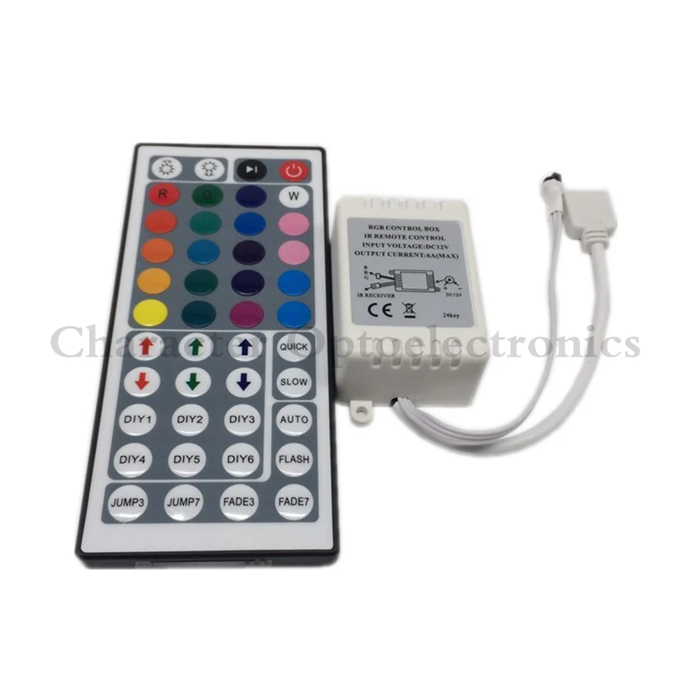 

Led Controller 44 Keys LED IR RGB Controler LED Lights Controller IR Remote Dimmer DC12V 6A For RGB 3528 5050 LED Strip