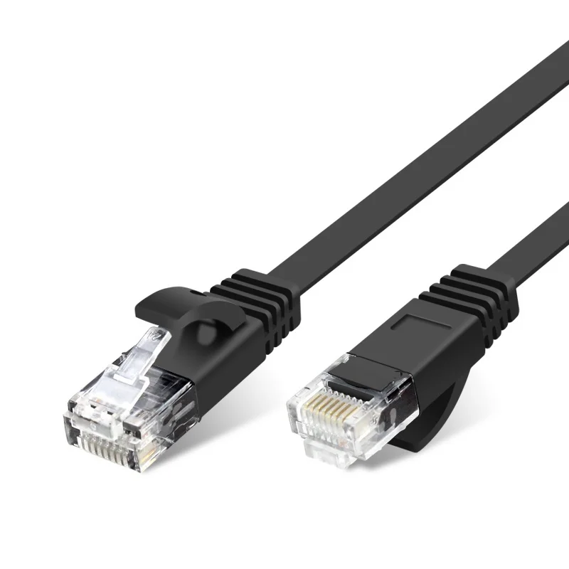 6 Gói Phẳng Internet Cáp Mạng Cat6 Máy Tính Cáp Ngắn Cat6 Ethernet Miếng Dán Lan Cáp Snagless Rj45 Các Cổng Kết Nối 1 bàn Chân