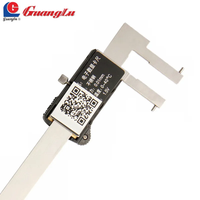 GUANGLU Digital Caliper 24-150mm/0.01 Electronic Vernier Caliper With Round Points For Inside Grooves Micrometer Measure Tools