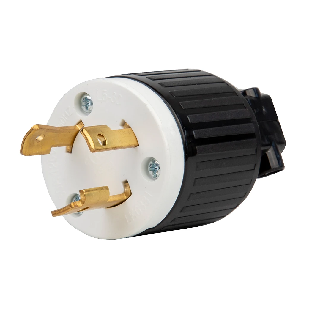 NEMA L5-30P American 3pin removable plug,,30 Amps 125V,NEMA L5-30P  American Industrial Standards Self-wiring plugs