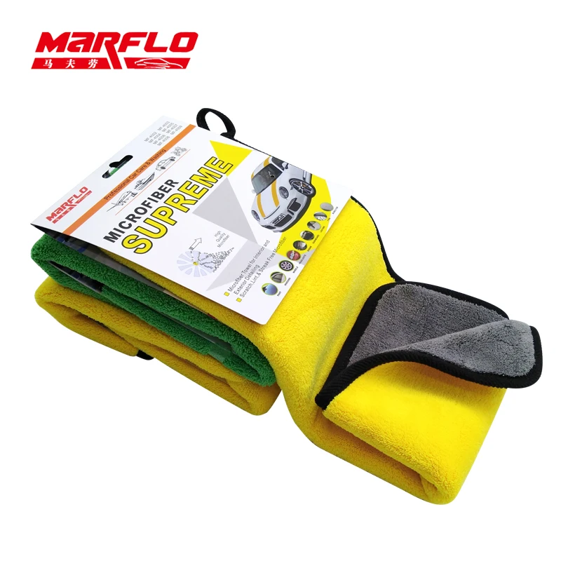 Marflo Car Wash Towel Car Cleaning Cloth Microfiber Towel Car Care Wax Polishing Detailing Towels